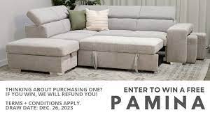 Pamina Sectional W Pull Out Q Living