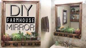 diy farmhouse mirror bringing the
