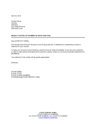 Past Due Letter Template Past Due Notice Template Microsoft Word