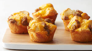 cheesy sausage biscuit cups recipe