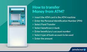how to transfer money from atm account