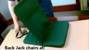 back jack chairs for floor sitting