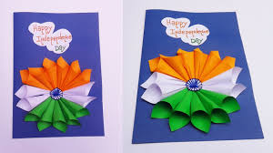Independence Day Card How To Make Greeting Card Idea For Independence Day