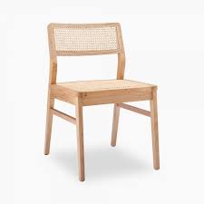 Lambert Wooden Dining Chair Cane Oak