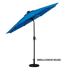 Round Patio Umbrella With Olefin Canopy