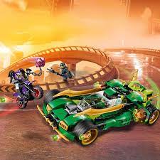 Amazon.com: LEGO Ninjago Ninja Nightcrawler, Bike & Car with Shooter  Function, Masters of Spinjitzu Building Set : Toys & Games