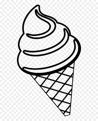 Ice cream cone icon on white background stock illustration. Snow Snow Egg Roll Train Train Icon Px Clipart Ice Cream Black And White Hd Png Download Vhv