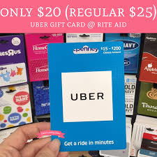 only 20 regular 25 uber gift card
