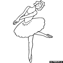 All rights belong to their respective owners. Ballerina And Ballet Dancer Online Coloring Pages
