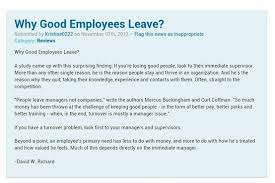 Why Good Employees leave company? Reason is their Managers ... via Relatably.com