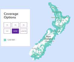 New Zealand Mobile Phone Coverage Map gambar png