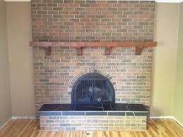 Update 70 S Brick Wood Burning Fireplace