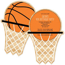 12pcs Basketball Theme Invitations Card Party Decor Personalized