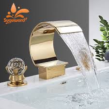 suguword golden bathroom basin sink