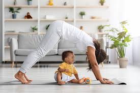 how to do yoga with a baby new