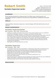 Maybe you would like to learn more about one of these? Sanitation Supervisor Resume Samples Qwikresume