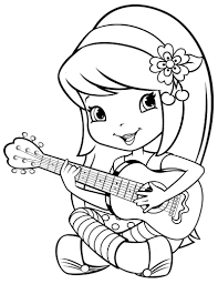 Strawberry shortcake 01 coloring page. Cherry Jam Coloring Page Free Printable Coloring Pages For Kids