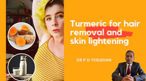 turmeric for armpit hair removal and
