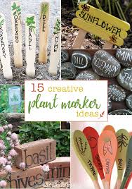 Creative Diy Garden Plant Marker Ideas
