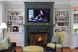 An Accent Color Around The Fireplace