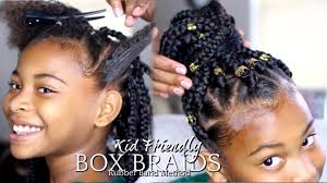Therefore, always opt for the medium hair to large size or. Natural Hair How To Box Braids Rubber Band Method Kids Hairstyle Youtube