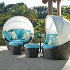 Soleil Canopy Daybed And Ottoman