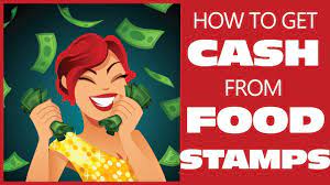 you can get cash back from food sts