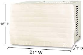 Made with a poly/cotton blend with polyethylene foam liner. Appliances Hptmus Indoor Air Conditioner Cover Ac Covers For Inside Window Ac Unit Cover For Inside Double Insulation With Elastic Edges 21 W X 15 H X 3 D Air Conditioners Accessories