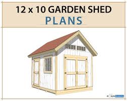 12x10 Garden Shed Plans And Build Guide