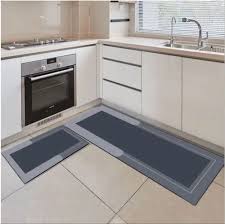 rubber printed 2 pcs kitchen mat at rs