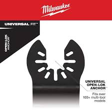 Milwaukee Open Lok 1 3 8in Titanium Enhanced Carbide Teeth Metal Blade 3pk 49 25 1503