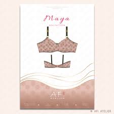 Find the bra's models you like after measuring your body, you got to find the right bra. Maya Bra Sewing Pattern Afi Atelier