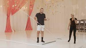 edd how to install white dance floor