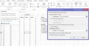 a contingency table in microsoft excel
