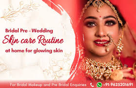 bridal pre wedding skin care routine at