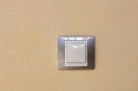 Light Switches In Silver Frame