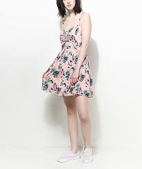 Empyre Yumiko Floral Cut Out Pink Dress