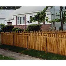 Cedar Picket Fence Garfield Style 4
