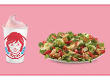 How much is a summer strawberry salad at Wendy