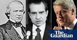 Tom rice — who voted to impeach — said he doesn't know if trump's speech last week. Which Other Us Presidents Have Been Impeached Trump Impeachment Inquiry 2019 The Guardian