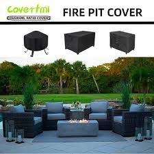 Coverfml Fire Pit Cover Outdoor