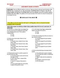 Mla Format Quiz Editable By Ms Ts 9 12 English Language Arts Store
