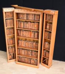 regency satinwood modular open bookcase