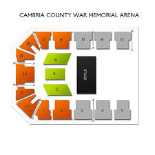 Cambria County War Memorial Arena 2019 Seating Chart