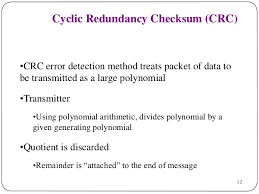For purposes of computing the checksum, the value of the checksum field is zero. Computer Networks Error Detection Error Correction