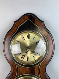 Vintage Bulova Barometer Wall Clock
