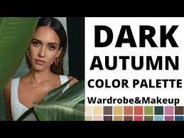 dark autumn color palette for wardrobe