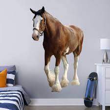 Clydesdale Removable Adhesive Decal