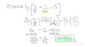 How To Solve Rational Equations With