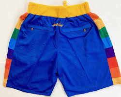Rib welt pockets at side; Denver Nuggets Shorts Blue Nba Shorts Store